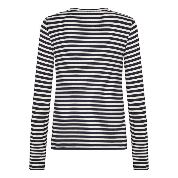 LEVETE ROOM - IKA 11 LS T-SHIRT | BARITONE BLUE COMBI