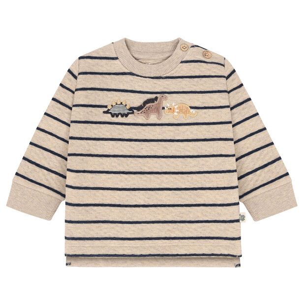 HUST AND CLAIRE - SOFUS DINOS SWEATSHIRT | BISCUIT