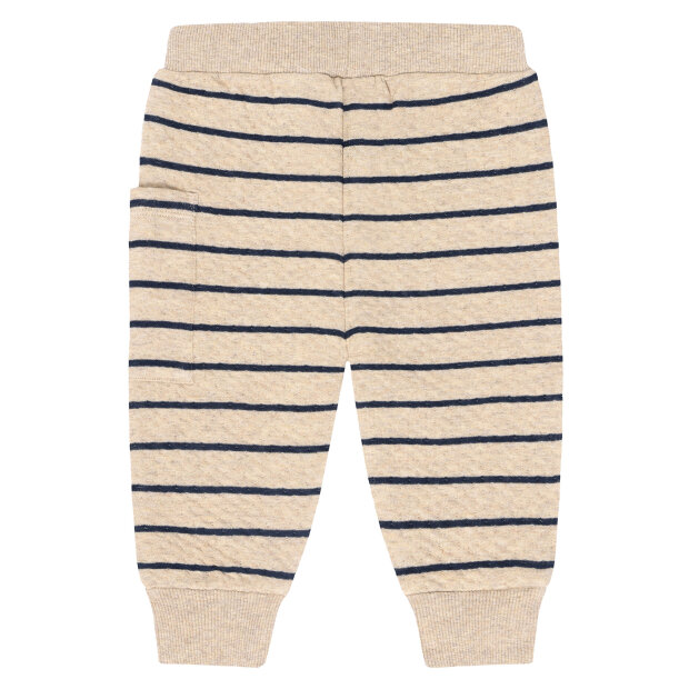 HUST AND CLAIRE - GORDON STRIPED PANTS | BISCUIT