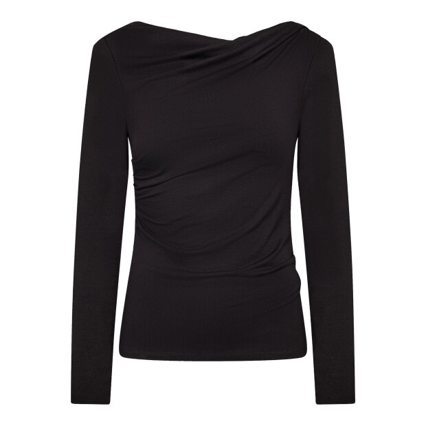 LEVETE ROOM - UNICO 1 BLOUSE | BLACK