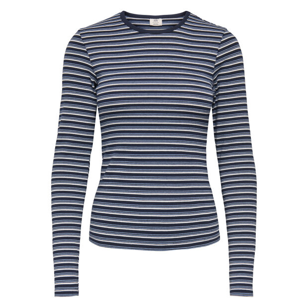 JDY - BALI L/S O-NECK TOP | SKY CAPTAIN/SERENITY