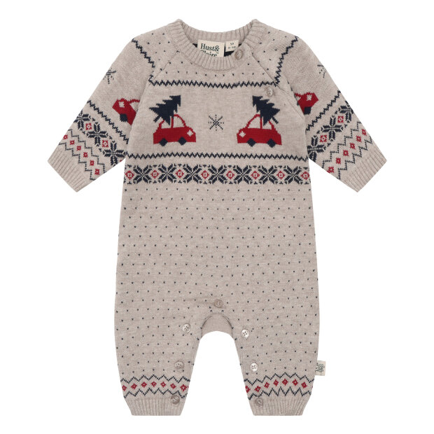 HUST AND CLAIRE - MANLY NORDIC KNITWEAR | BEIGE MELANGE