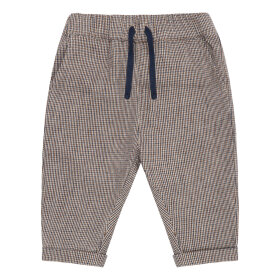 HUST AND CLAIRE - TUE HARRY CHECK TROUSERS | FRENCH OAK