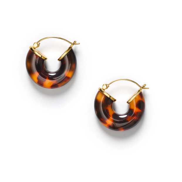 ANNI LU - BIG SWELL HOOPS | GOLDEN TORTOISE
