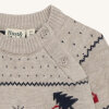 HUST AND CLAIRE - PILOU HOLIDAY PULLOVER | BEIGE MELANGE HUST AND CLAIRE - PILOU HOLIDAY PULLOVER | BEIGE MELANGE
