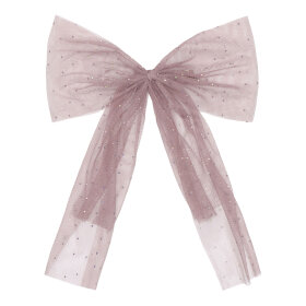 HUST AND CLAIRE - FARIE TULLE BOW | MAUVE