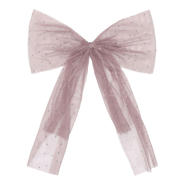 HUST AND CLAIRE - FARIE TULLE BOW | MAUVE