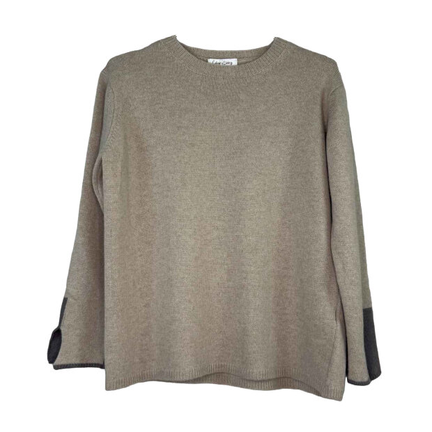 CABANA LIVING - DOLCE STRIKBLUSE | BEIGE