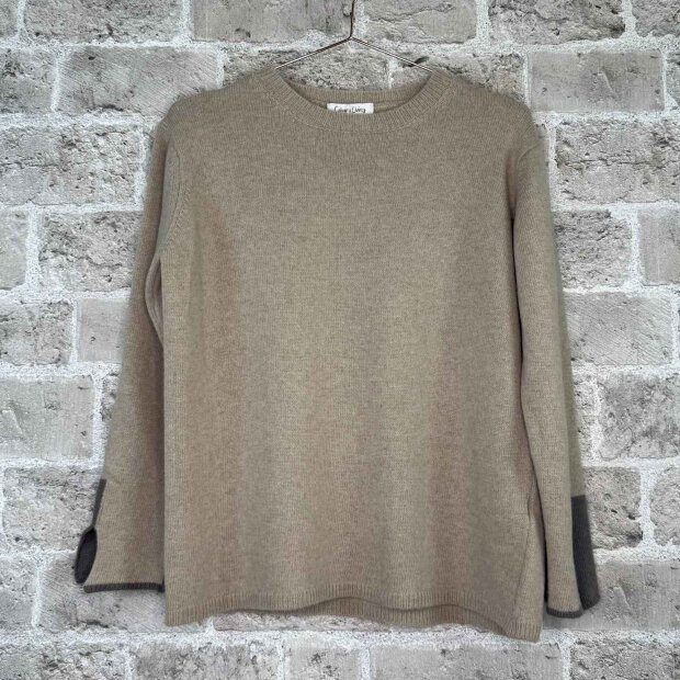 CABANA LIVING - DOLCE STRIKBLUSE | BEIGE