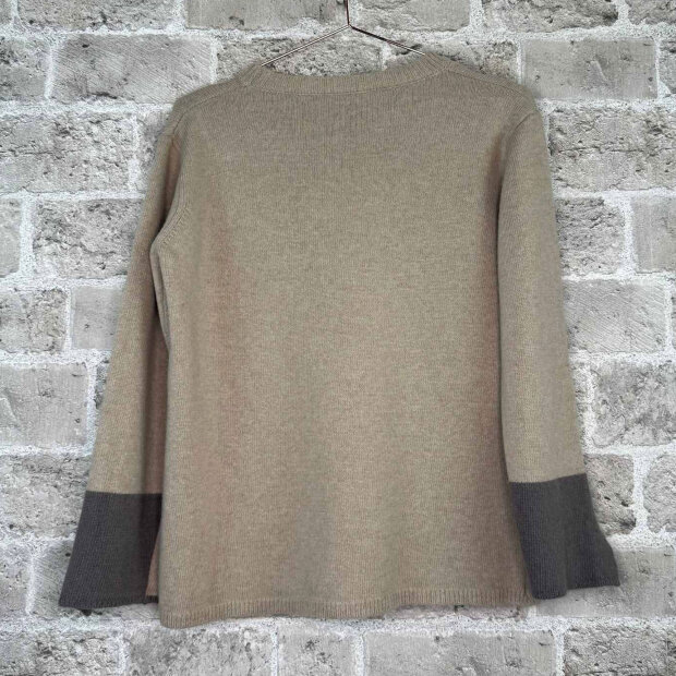 CABANA LIVING - DOLCE STRIKBLUSE | BEIGE