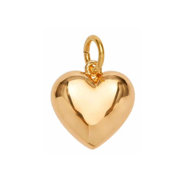 PICO - CUPID LARGE HEART PENDANT | FORGYLDT