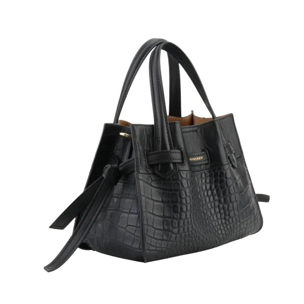 POURCHET - BLOSSOM CROCCO MEDIUM | NOIR