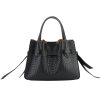 POURCHET - BLOSSOM CROCCO MEDIUM | NOIR POURCHET - BLOSSOM CROCCO MEDIUM | NOIR