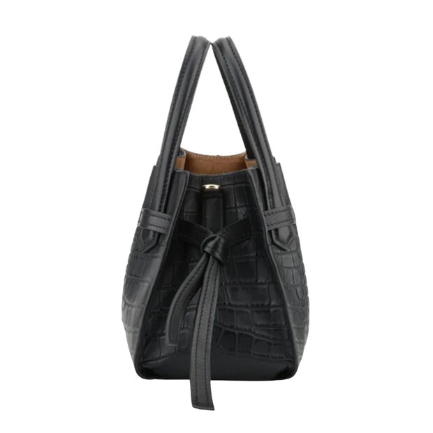 POURCHET - BLOSSOM CROCCO MEDIUM | NOIR