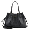 POURCHET - BLOSSOM CROCCO LARGE | NOIR POURCHET - BLOSSOM CROCCO LARGE | NOIR