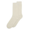 MOSHI MOSHI MIND - COZY RIB SOCKS | ECRU MOSHI MOSHI MIND - COZY RIB SOCKS | ECRU