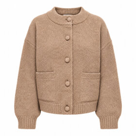 JDY - KIMIE LIFE L/S ON JACKET CARDIGAN | CAMEL
