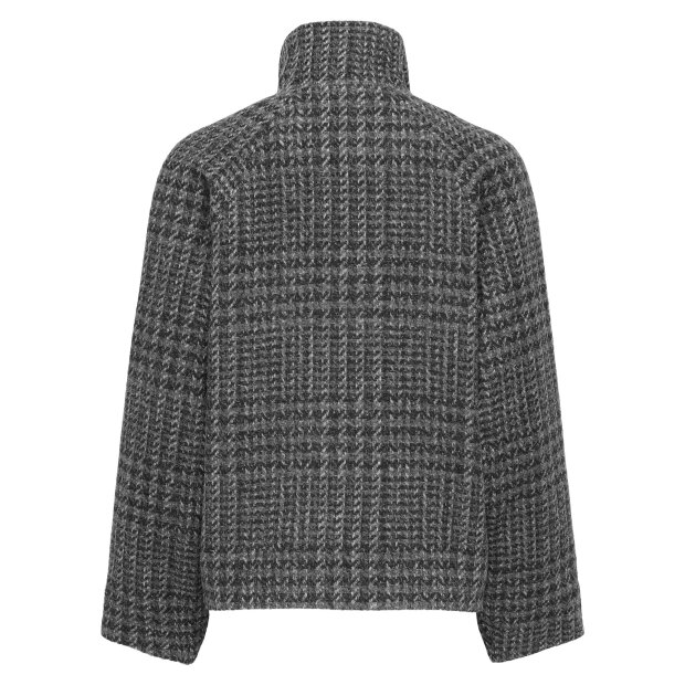 JDY - ADELINE A-SYM CHECK JACKET | PHANTOM
