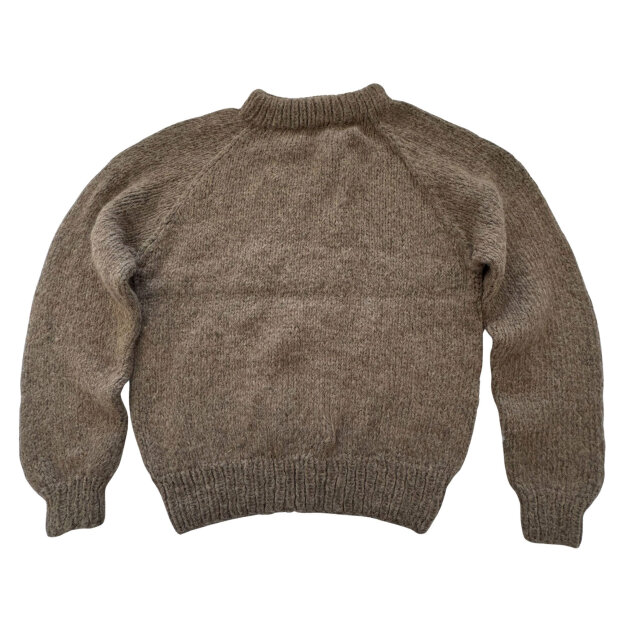 COFFEE BEANIES - IDA ALPACA SWEATER | COFFEE BROWN