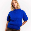 COFFEE BEANIES - IDA KNIT SHORT SLEEVE FLUFFY | COBOLT BLUE COFFEE BEANIES - IDA KNIT SHORT SLEEVE FLUFFY | COBOLT BLUE
