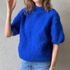 COFFEE BEANIES - IDA KNIT SHORT SLEEVE FLUFFY | COBOLT BLUE COFFEE BEANIES - IDA KNIT SHORT SLEEVE FLUFFY | COBOLT BLUE