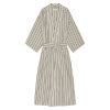 MOSHI MOSHI MIND - LUNE ROBE STRIPE | ECRU/BROWN MOSHI MOSHI MIND - LUNE ROBE STRIPE | ECRU/BROWN