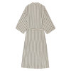 MOSHI MOSHI MIND - LUNE ROBE STRIPE | ECRU/BROWN MOSHI MOSHI MIND - LUNE ROBE STRIPE | ECRU/BROWN