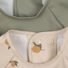 KONGES SLØJD - 2-PACK DINNER BIB W/SLEEVE | LEMON