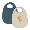 KONGES SLØJD - 2-PACK DINNER BIB | TIGER RUGGITO KONGES SLØJD - 2-PACK DINNER BIB | TIGER RUGGITO