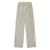 MOSHI MOSHI MIND - MOON PANTS STRIPE | ECRU/BROWN