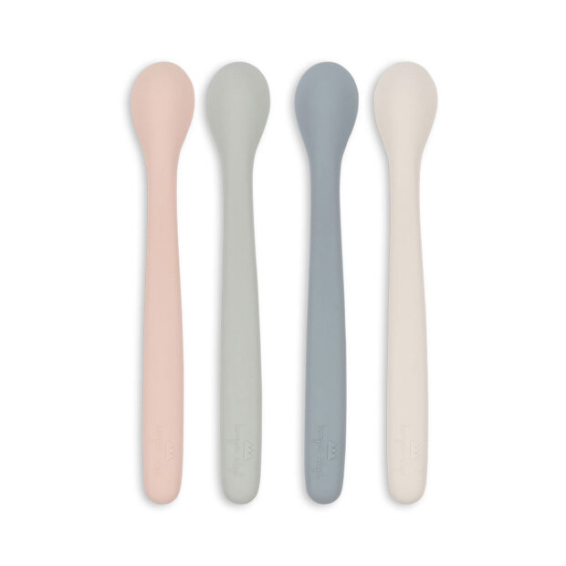 KONGES SLØJD - 4-PACK FEEDING SPOON | ONYX