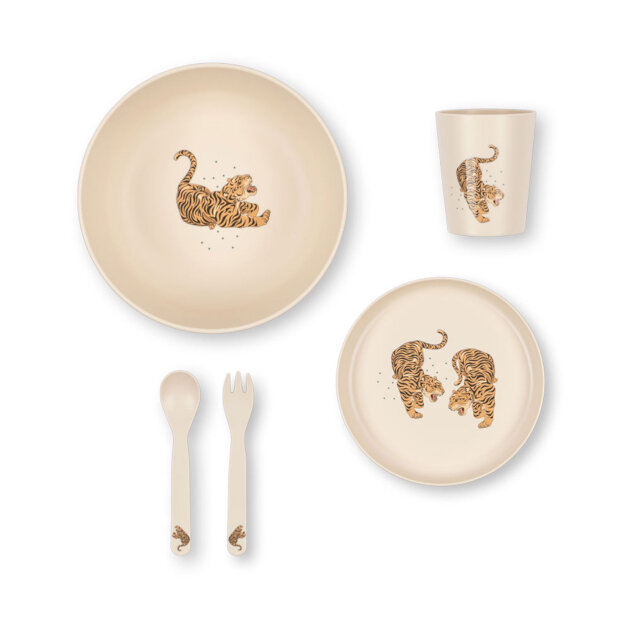 KONGES SLØJD - DINNER SET | TIGER RUGGITO