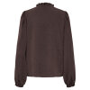 JDY - RACHEL LIFE L/S PINTUCK TOP | COFFEE BEAN JDY - RACHEL LIFE L/S PINTUCK TOP | COFFEE BEAN