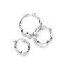 MARIA BLACK - DRIFT HOOP SMALL | SØLV