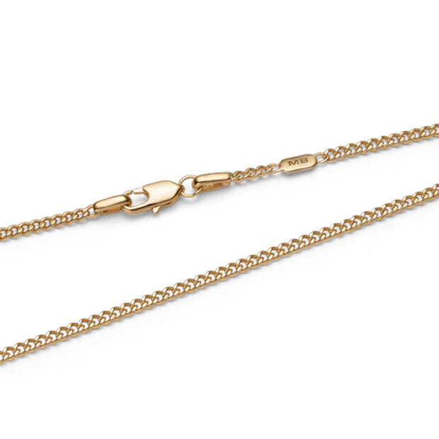 MARIA BLACK - CURB NECKLACE 55CM | FORGYLDT