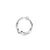 MARIA BLACK - DRIFT HOOP LARGE | SØLV