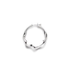 MARIA BLACK - DRIFT HOOP LARGE | SØLV