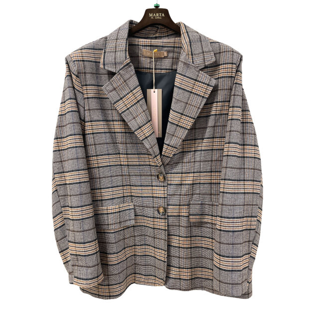MARTA DU CHATEAU - SENNA BLAZER | CAMEL PRINT
