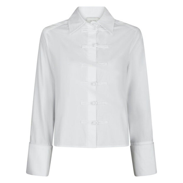 NEO NOIR - CAM POPLIN SHIRT | OFF WHITE