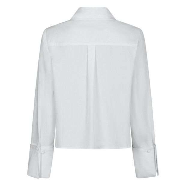 NEO NOIR - CAM POPLIN SHIRT | OFF WHITE