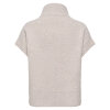 JDY - LEA S/L HN 2WAY ZIP VEST | NATURAL MELANGE JDY - LEA S/L HN 2WAY ZIP VEST | NATURAL MELANGE