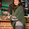 BLACK COLOUR - BJOERK ROLL NECK PONCHO | ARMY BLACK COLOUR - BJOERK ROLL NECK PONCHO | ARMY
