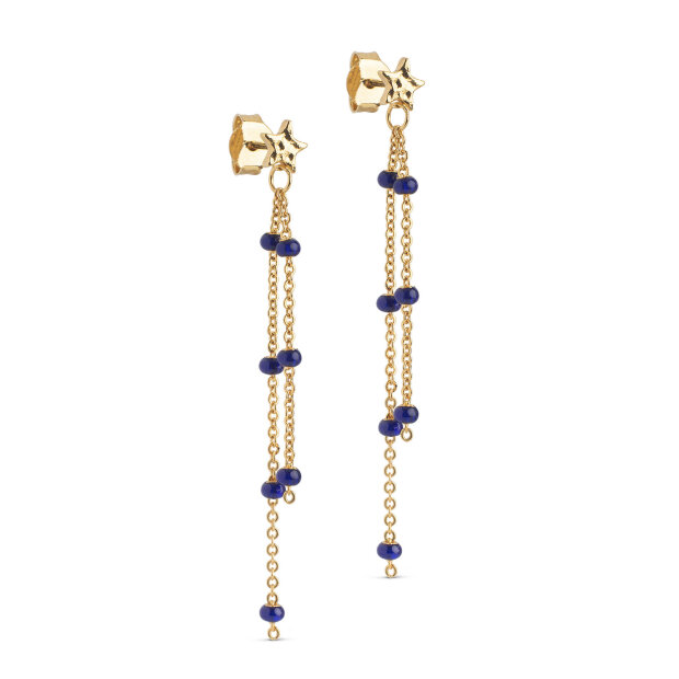 ENAMEL COPENHAGEN - LOLA STAR EARRINGS | NAVY BLUE