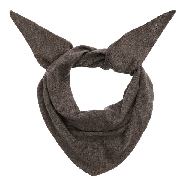 BTF CPH - LISE CASHMERE SCARF | DARK BROWN MELANGE