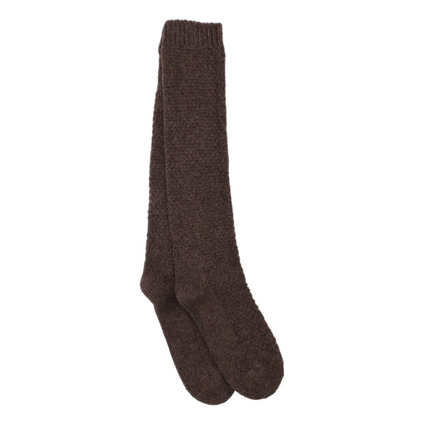MOSHI MOSHI MIND - PEARLY SOCKS | BROWN MELANGE