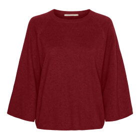 BTF CPH - MONICA PURE CASHMERE PULLOVER | DEEP RED