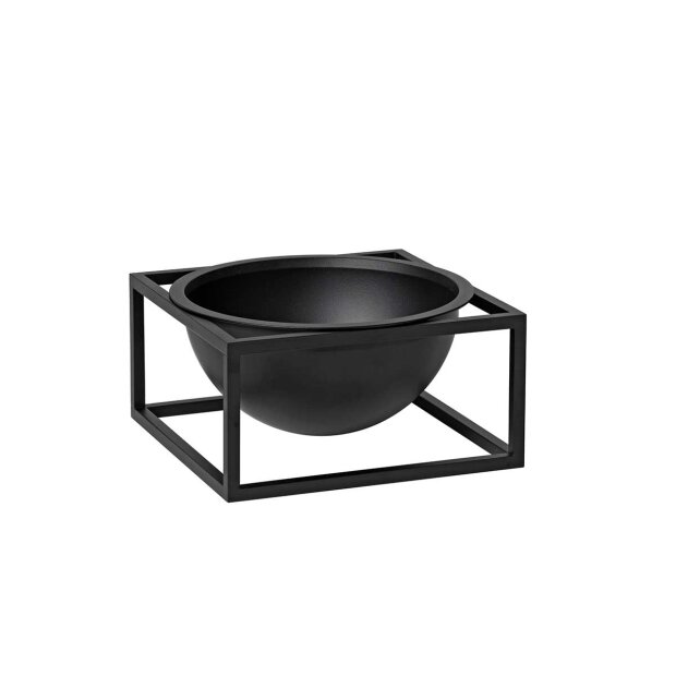 BY LASSEN - KUBUS CENTERPIECE SMALL 14X7 CM | SORT