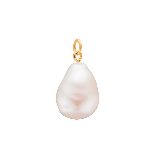 ENAMEL COPENHAGEN - ENAMEL CHARM BAROQUE PEARL | FORGYLDT