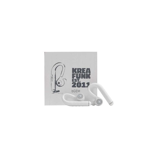 KREAFUNK - bGEM IN EAR HØRETELEFONER | WHITE EDITION