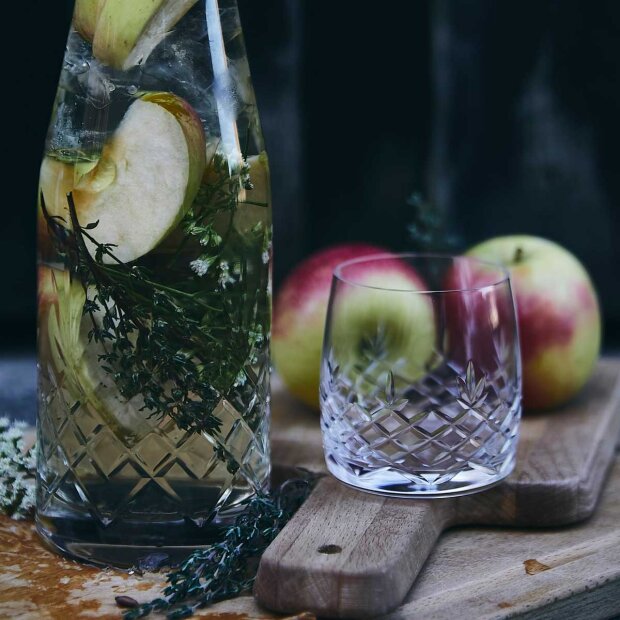 FREDERIK BAGGER - CRISPY AQUA GLAS - 2 STK. H:7,7 CM KLAR